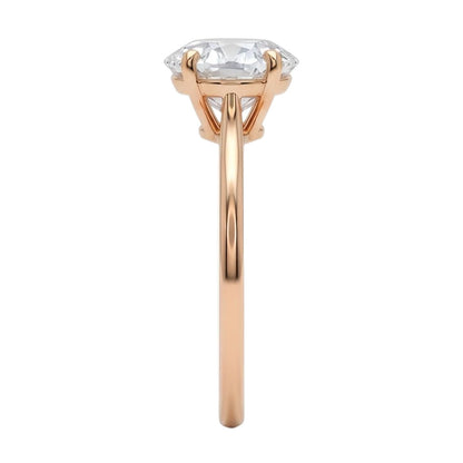 18K Rose Gold Plated, 10K Solid Rose Gold