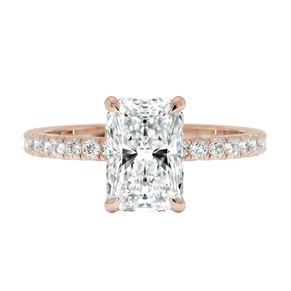 18K Rose Gold Plated, 10K Solid Rose Gold