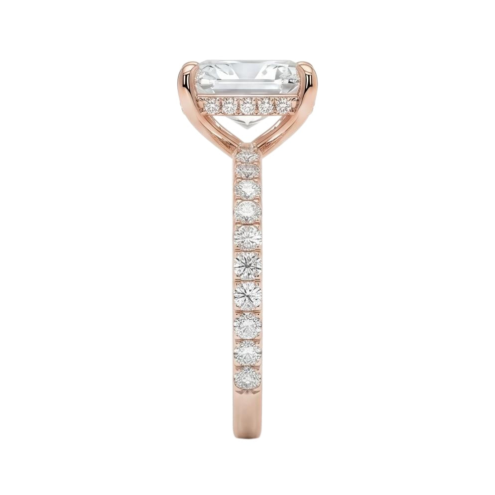 18K Rose Gold Plated, 10K Solid Rose Gold