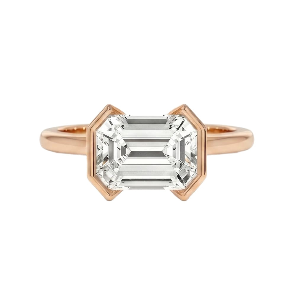 18K Rose Gold Plated, 10K Solid Rose Gold