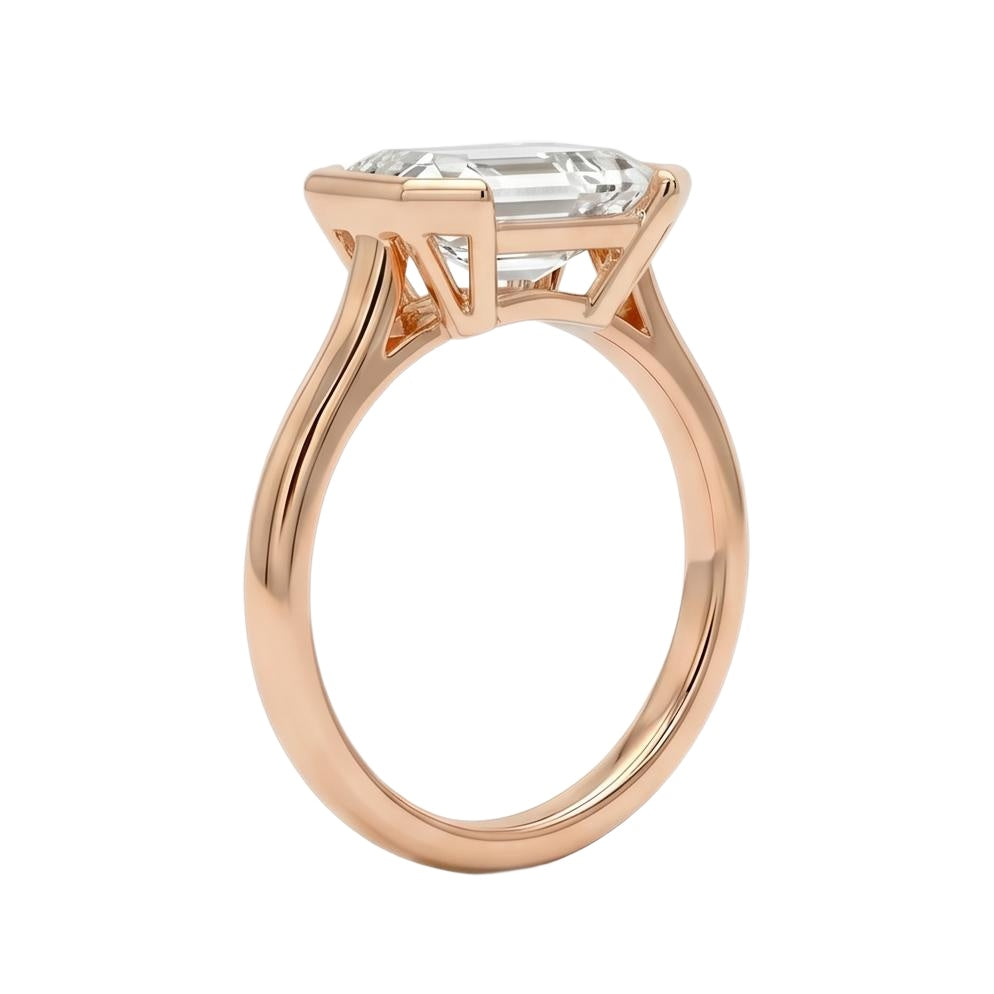 18K Rose Gold Plated, 10K Solid Rose Gold