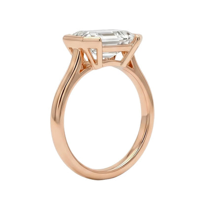 18K Rose Gold Plated, 10K Solid Rose Gold