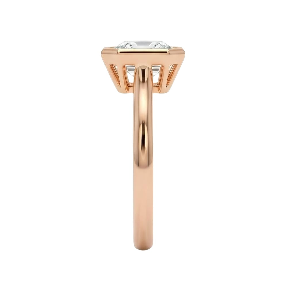 18K Rose Gold Plated, 10K Solid Rose Gold