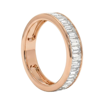 18K Rose Gold Plated, 10K Solid Rose Gold