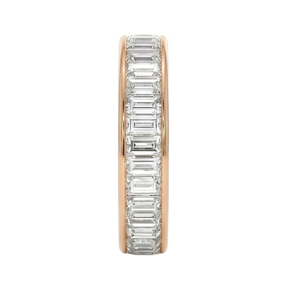 18K Rose Gold Plated, 10K Solid Rose Gold