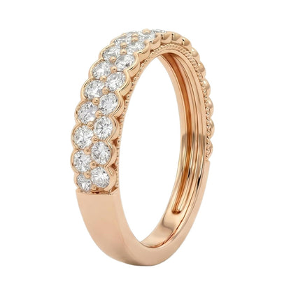 18K Rose Gold Plated, 10K Solid Rose Gold