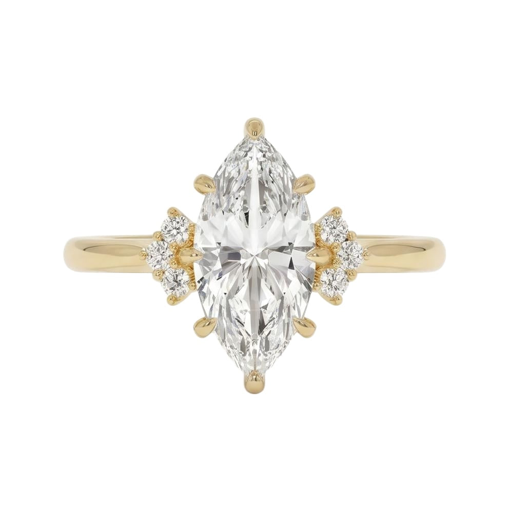18K Yellow Gold Plated, 10K Solid Yellow Gold