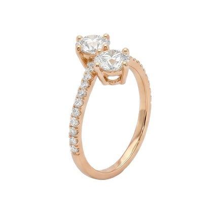 18K Rose Gold Plated, 10K Solid Rose Gold
