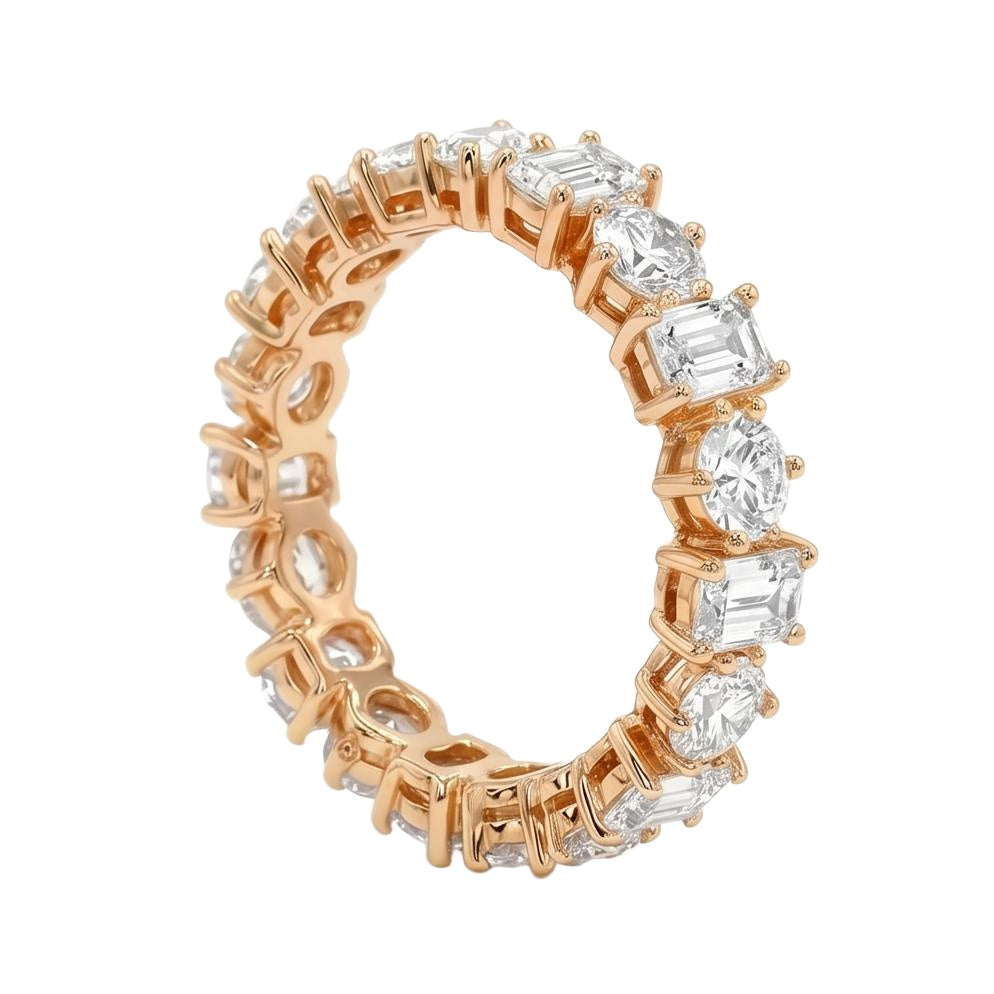 18K Rose Gold Plated, 10K Solid Rose Gold