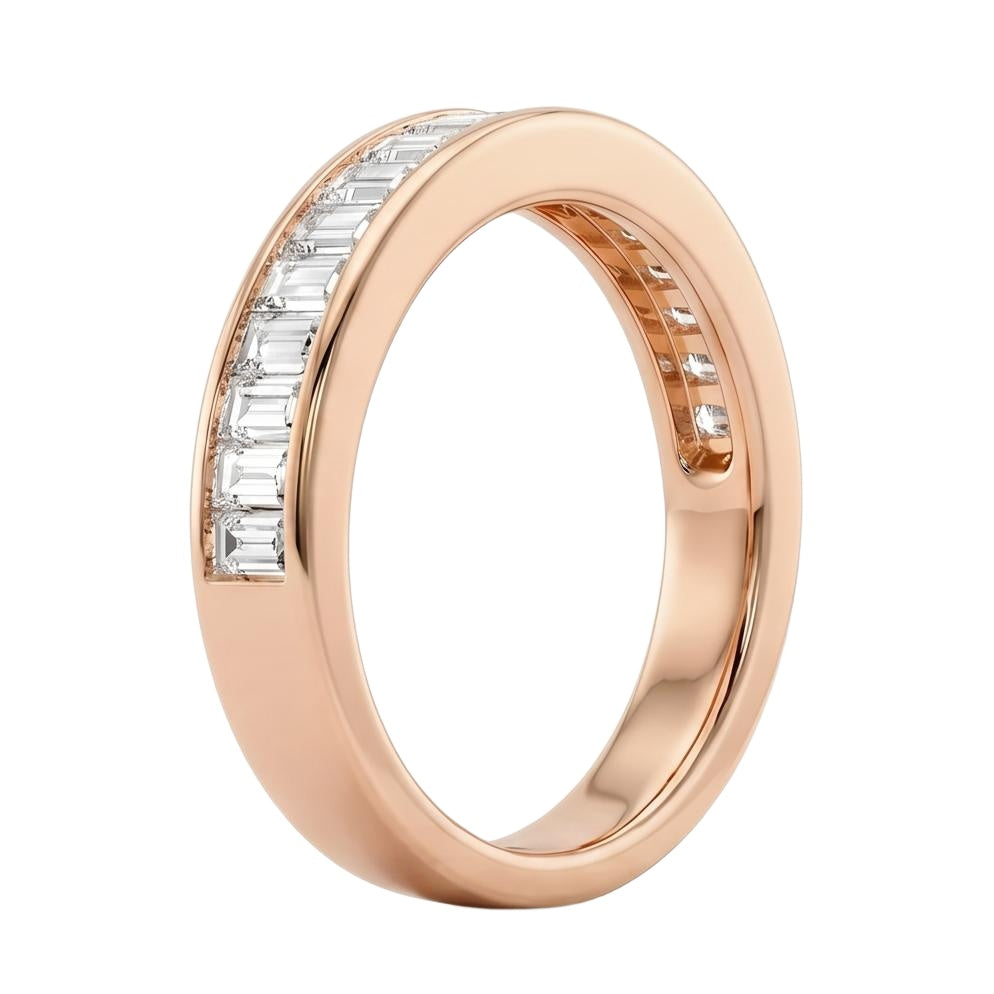 18K Rose Gold Plated, 10K Solid Rose Gold