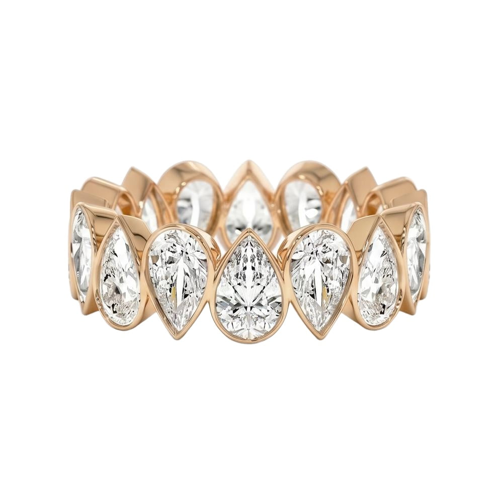 18K Rose Gold Plated, 10K Solid Rose Gold