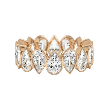 18K Rose Gold Plated, 10K Solid Rose Gold