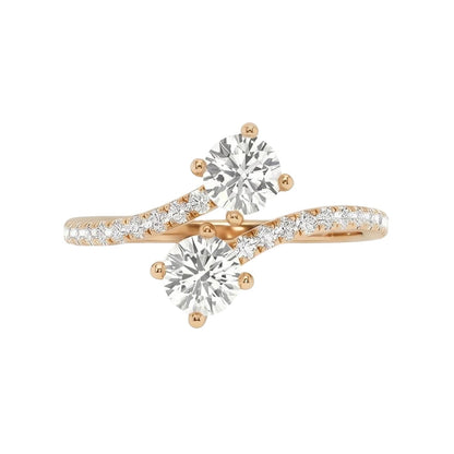 18K Rose Gold Plated, 10K Solid Rose Gold