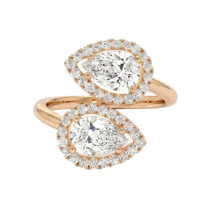 18K Rose Gold Plated, 10K Solid Rose Gold