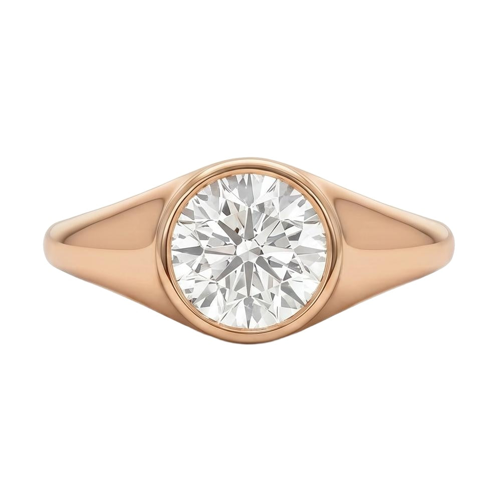 18K Rose Gold Plated, 10K Solid Rose Gold