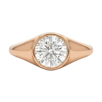 18K Rose Gold Plated, 10K Solid Rose Gold