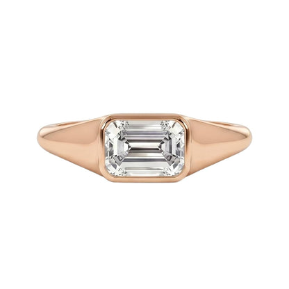 18K Rose Gold Plated, 10K Solid Rose Gold