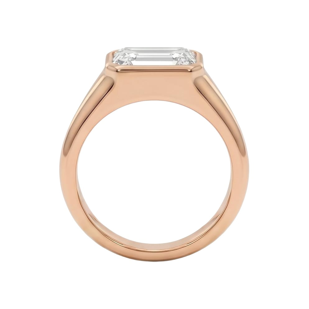 18K Rose Gold Plated, 10K Solid Rose Gold