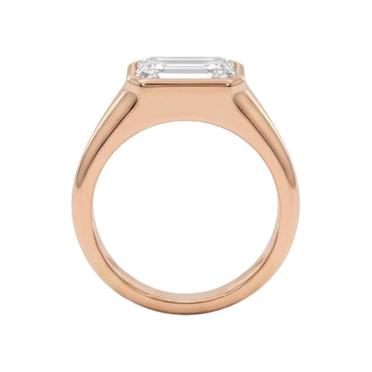 18K Rose Gold Plated, 10K Solid Rose Gold