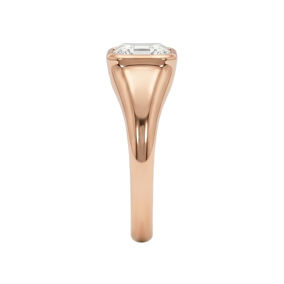 18K Rose Gold Plated, 10K Solid Rose Gold