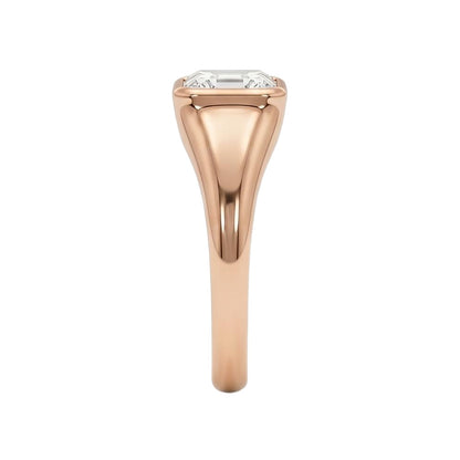 18K Rose Gold Plated, 10K Solid Rose Gold