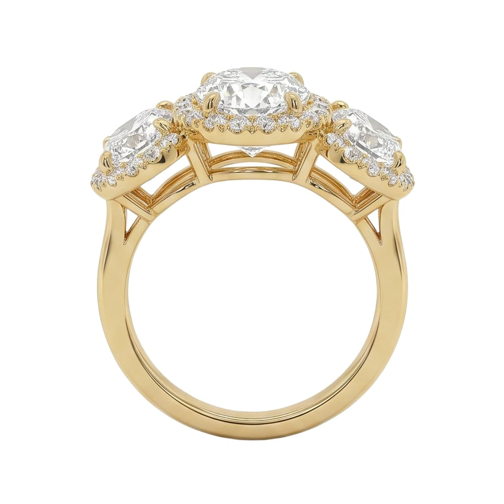 18K Yellow Gold Plated, 10K Solid Yellow Gold