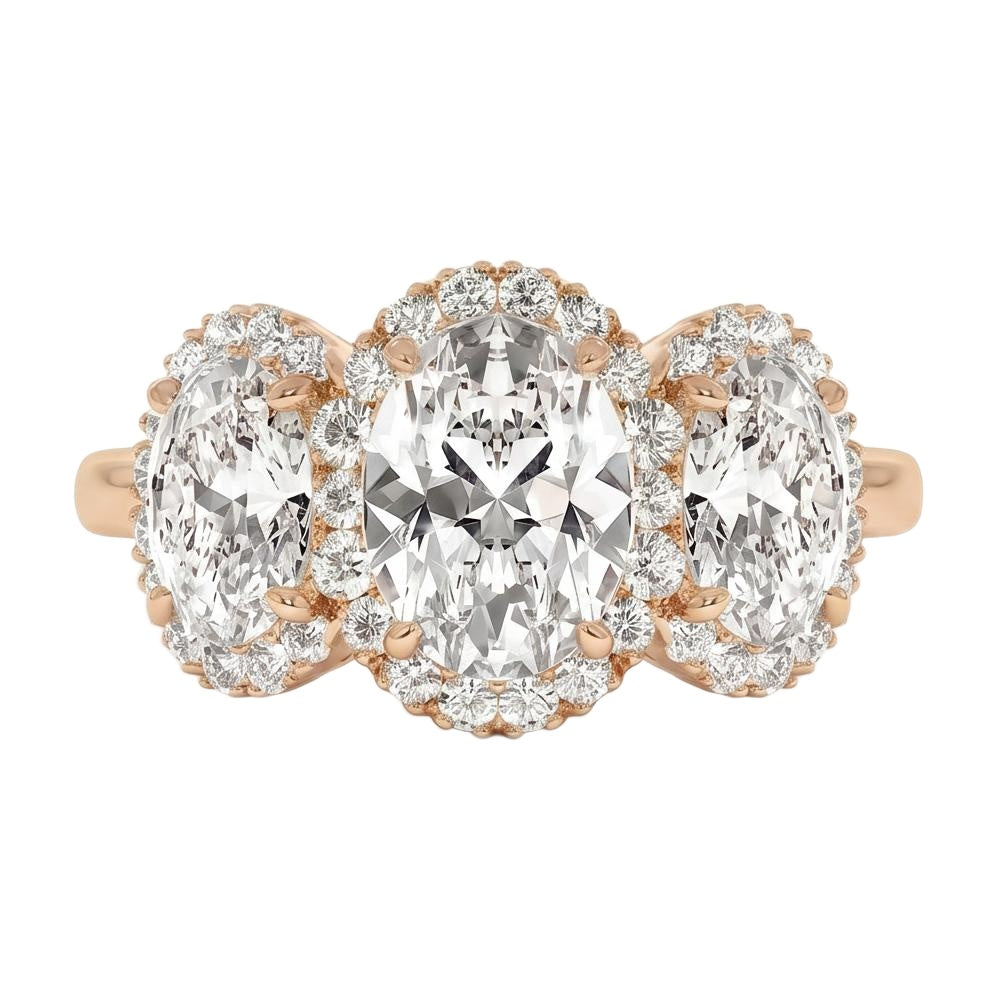 18K Rose Gold Plated, 10K Solid Rose Gold