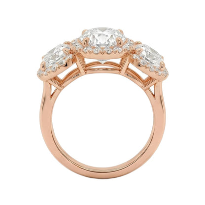18K Rose Gold Plated, 10K Solid Rose Gold