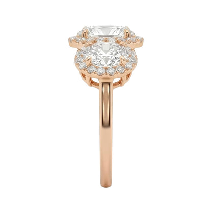 18K Rose Gold Plated, 10K Solid Rose Gold