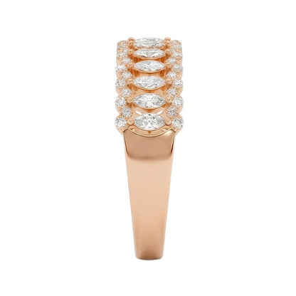 18K Rose Gold Plated, 10K Solid Rose Gold