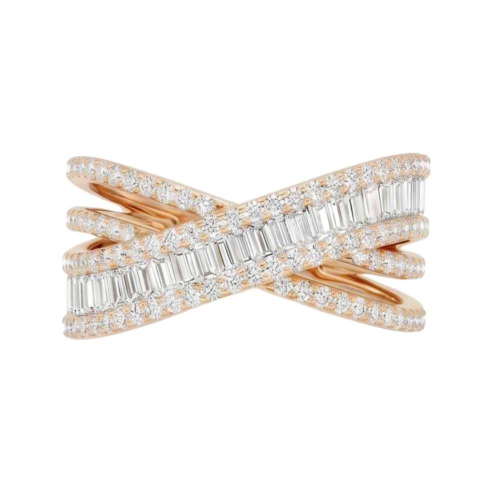 18K Rose Gold Plated, 10K Solid Rose Gold