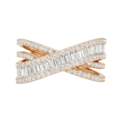18K Rose Gold Plated, 10K Solid Rose Gold