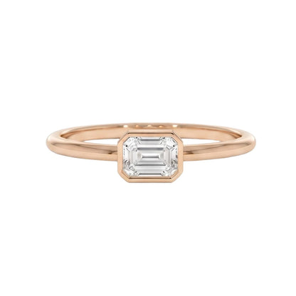 18K Rose Gold Plated, 10K Solid Rose Gold