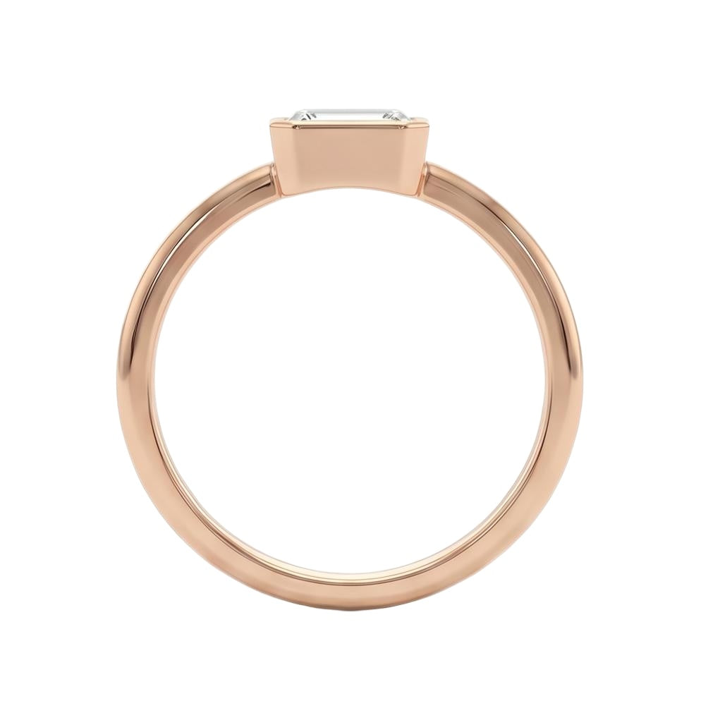 18K Rose Gold Plated, 10K Solid Rose Gold
