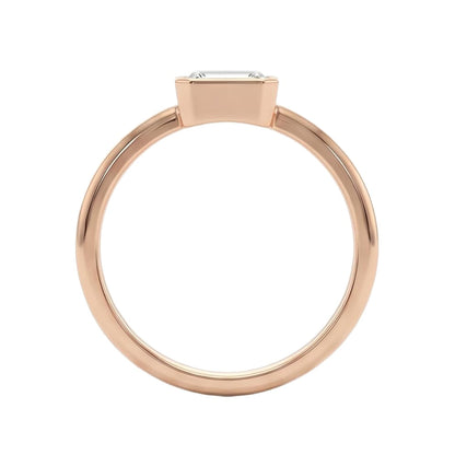 18K Rose Gold Plated, 10K Solid Rose Gold