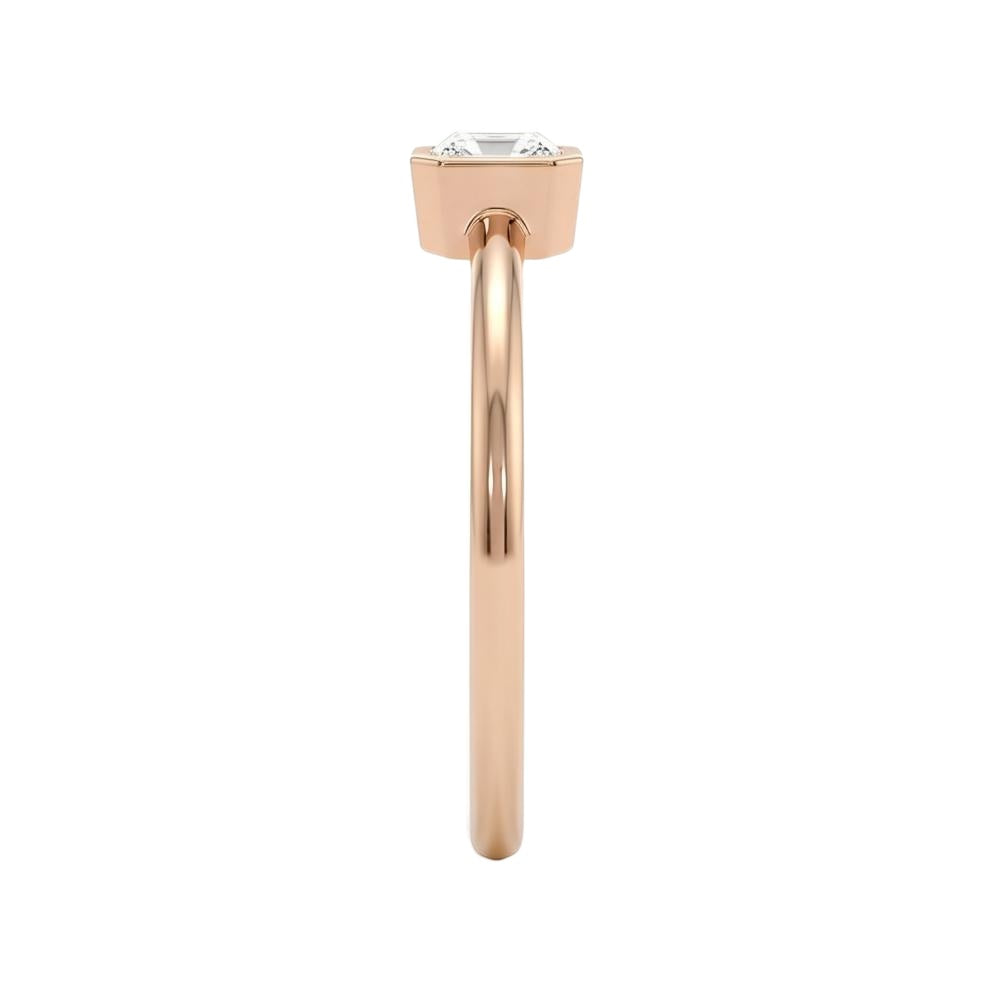 18K Rose Gold Plated, 10K Solid Rose Gold
