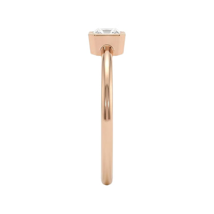 18K Rose Gold Plated, 10K Solid Rose Gold