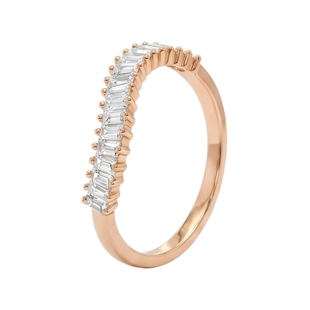 18K Rose Gold Plated, 10K Solid Rose Gold