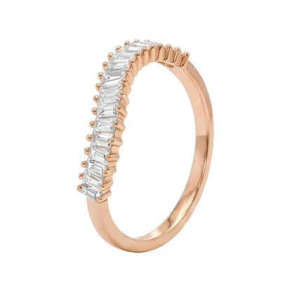 18K Rose Gold Plated, 10K Solid Rose Gold