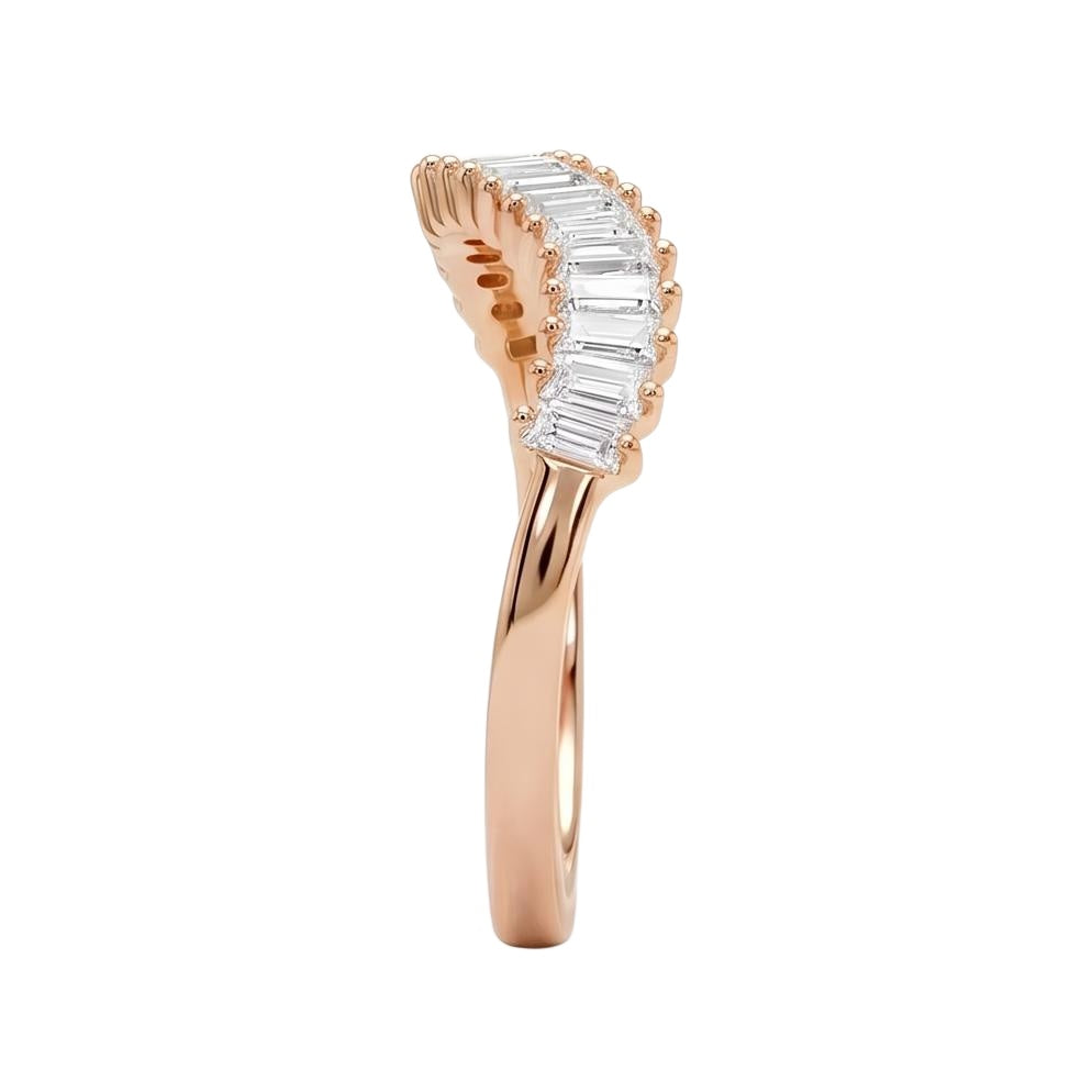 18K Rose Gold Plated, 10K Solid Rose Gold