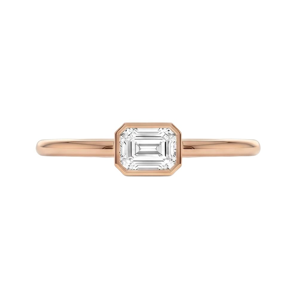 18K Rose Gold Plated, 10K Solid Rose Gold