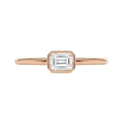 18K Rose Gold Plated, 10K Solid Rose Gold