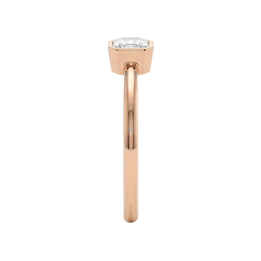 18K Rose Gold Plated, 10K Solid Rose Gold