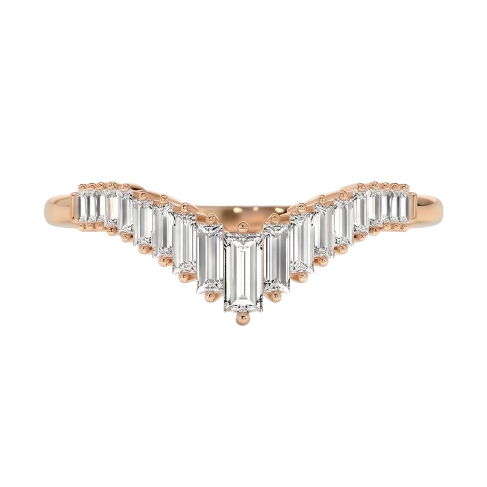 18K Rose Gold Plated, 10K Solid Rose Gold