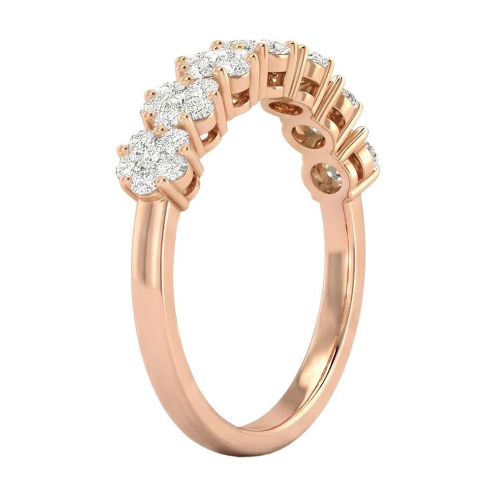 18K Rose Gold Plated, 10K Solid Rose Gold
