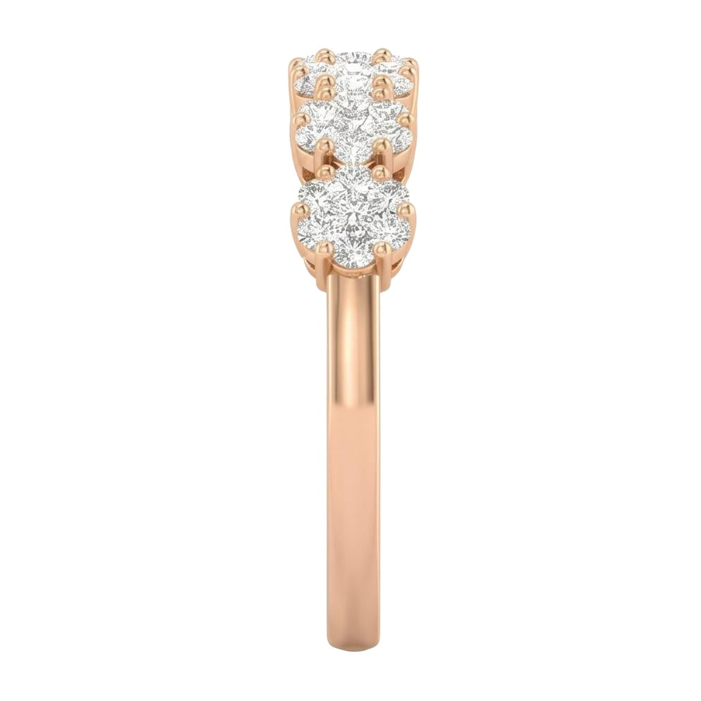 18K Rose Gold Plated, 10K Solid Rose Gold