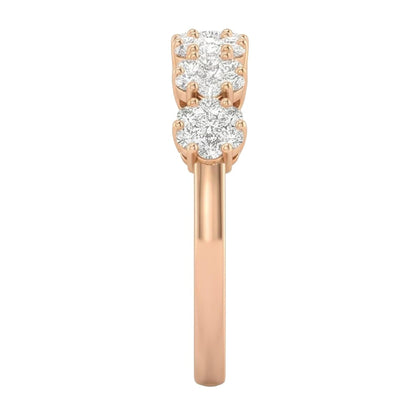 18K Rose Gold Plated, 10K Solid Rose Gold