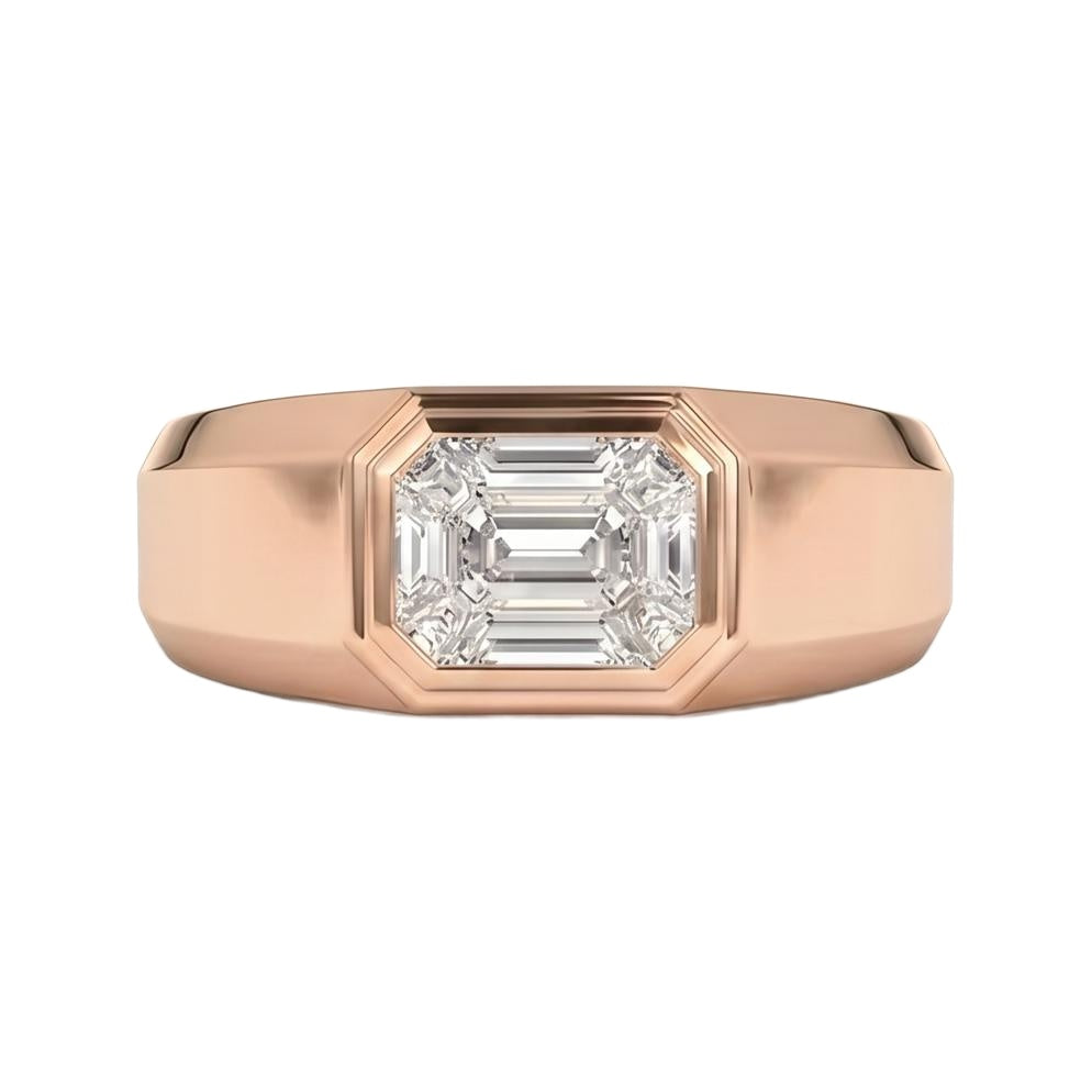 18K Rose Gold Plated, 10K Solid Rose Gold