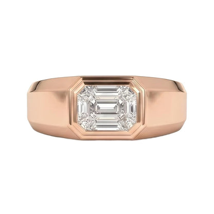 18K Rose Gold Plated, 10K Solid Rose Gold