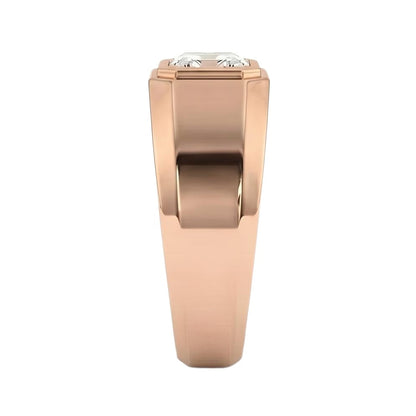 18K Rose Gold Plated, 10K Solid Rose Gold